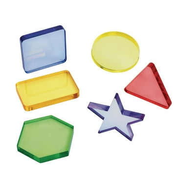 Excellerations earlySTEM Translucent Light Table Shapes ? Set of 6