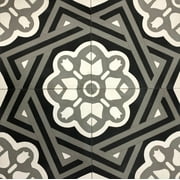 Koni Cement Tile Series KCT 03 Regular 8 in X 8 in Handmade Cement Tile (7.11 sq ft/Box)