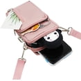 thumbnail image 4 of CAREFORM 3-Layers Crossbody Bag Cellphone Pouch Armband Wallet Nylon Smartphone Purse with Earphone Hole, 4 of 7