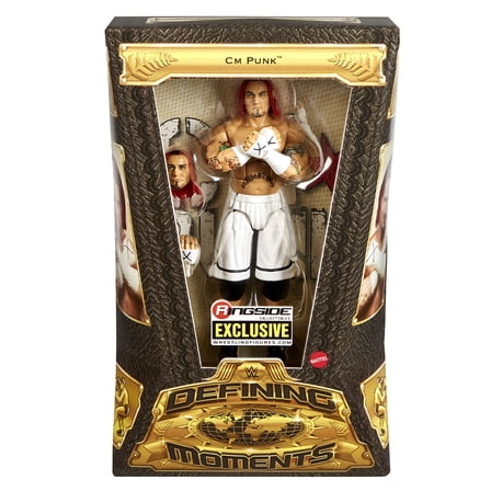 CM Punk (Shorts) - WWE 2026 Defining Moments (Wave 1) Ringside Exclusive Mattel WWE Toy Wrestling Action Figure