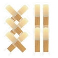 thumbnail image 4 of 10Pcs Beige Wooden Saxophone Reeds for Bb Soprano Saxophone Accessories Practice Performance, 4 of 8