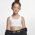 thumbnail image 6 of Nike Kids Pro Bra Classic (Little Kids/Big Kids) White/White/White/Pure Platinum, 6 of 6