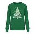 thumbnail image 4 of ‌FDGIU Christmas Sweatshirt for Women 2025 – Merry Holiday Pullover, Cozy Long Sleeve Loose Fit Top‌, 4 of 6