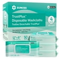 thumbnail image 1 of Toallitas húmedas SUNKISS Trustplus para adultos, sin enjuague, 200 unidades, 1 of 7