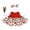 #07 red Gooses, variant on Witch and Ghost Costume Set for Farm Poultry,Hooded Cape with Pointed Hat and Floating Ghost Dress,Washable Polyester Outfit for Geese Ducks Chickens,Halloween Dress-Up Accessory for Small Animals