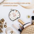 thumbnail image 4 of Portable Makeup Mirror Travel Mirror Compact Folding Mirrors Small for Women Beauty Accessories Rabbit Face and Carrots, 4 of 7