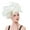 Beige, variant on Ltpwer Organza Flower Fascinator Headband for Women,Large 3D Floral Mesh Tea Party Hat,Wavy Edge Cocktail Headpiece for Bridal Shower,Prom,Garden Party,Brunch,Photo Shoot Navy One size