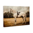 thumbnail image 2 of Stupell Industries Rustic Lodge White Mare with Saddle Canvas Art, 45 x 30, by Petals Prints Design, 2 of 8