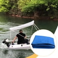 thumbnail image 1 of Quzzie Boat Canopy Replacement Cover Sun Shade Waterproof Durable Awning Foldable Bimini Top PVC Oxford Cloth Suitable for Speedboat Fishing Boat Inflatable Boat Outdoor Marine 210cmx183cm, 1 of 8