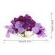 thumbnail image 1 of HAMPPLIES 6Ud Flores Artificiales De Moradas Para Y Duradera De Interiores, 1 of 5