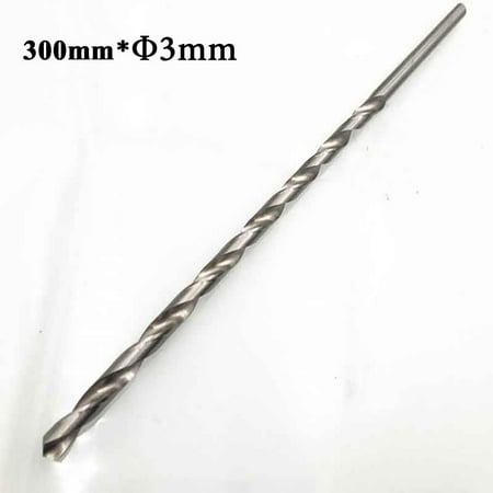 

Yannee Diameter 2-6mm Length160-300mm Extra Long HSS Straight Shank Drill Bit