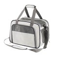 thumbnail image 1 of Bolsa de transporte para mascotas Yashi plegable y transpirable gris claro, 1 of 5