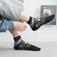 thumbnail image 2 of Naloa Geometric Bull Design Ankle Socks for Women Non Slip Socks No Show Socks Classic Low Cut Casual Socks Casual Socks, 2 of 7