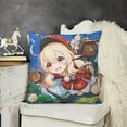 thumbnail image 2 of Genshin Impact Pillow Case Soft Pillow Cover Pillowcase Decorative Cushion Cover Home Decor 12 "x12 ", 2 of 8