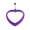Purple, variant on Vikakiooze under10, Silicone Heart-shaped Rings Pancake Mold With Handles Nonstick Frying