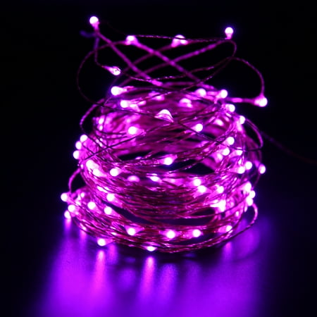 Hde Waterproof Led String Lights Flexible Copper Wire Indoor Outdoor Lighting Fairy Light Strand With Adapter College Dorm Room Accessory