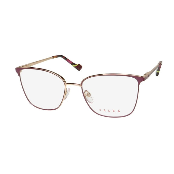 YALEA VYA052 DONNA EYEGLASS FRAME/GLASSES STAINLESS STEEL DESIGNER SPECS WOMENS
