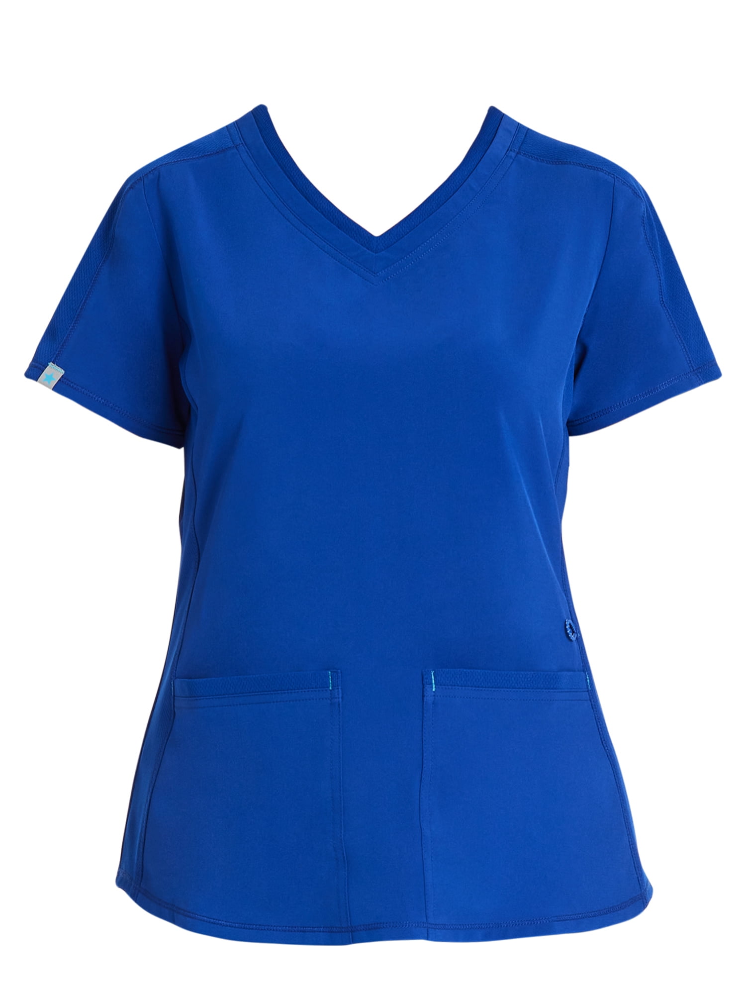 Scrubstar Women's Premium Performance Stretch Double V-Neck Scrub Top, Sizes XS-3XL