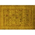 thumbnail image 1 of Ahgly Company Indoor Rectangle Oriental Yellow Industrial Area Rugs, 2' x 4', 1 of 4