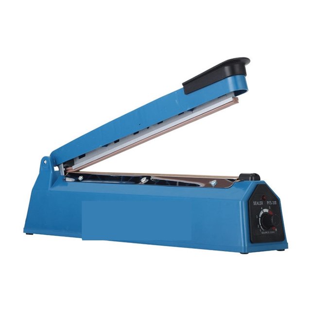 Manual Impulse Sealing Machine Film Sealer Aluminum Plastic Bag Heating Sealer Heat Poly Bag Hot Heat Sealer