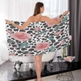 thumbnail image 7 of GZHJMY Watercolor Leopard Roses Bath Towel Set, Pure Cotton Washcloth Lightweight and Highly Absorbent Quick Drying Towels for Bathroom（386）, 7 of 7