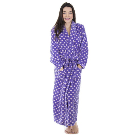 Women Luxury Plush Velvet Bathrobe Shawl Collar Robe Sleepwear Housecoat