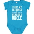 thumbnail image 3 of Inktastic I Love My Tattooed & Bearded Uncle Boys Baby Bodysuit, 3 of 5