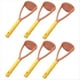 thumbnail image 1 of Aplastador de Patatas Prensado, Triturador de Puré, Exprimidor de Patatas, Triturador de Patatas Suave, Herramientas de Fruta, Cocina, Marrón, 1 of 5