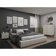 thumbnail image 2 of Rockefeller White 5-Drawer Dresser and 2-Drawer Nightstand Set, 2 of 2