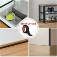 thumbnail image 7 of Duslogis 10Ft Peel and Paste Molding Trim, Flexible 0.79in Self-Adhesive Wall Trim,Inside & Outside Corner Protector, Baseboard Edge Guard for Walls, Windows, Tables, DIY Home Decor (Black), 7 of 7
