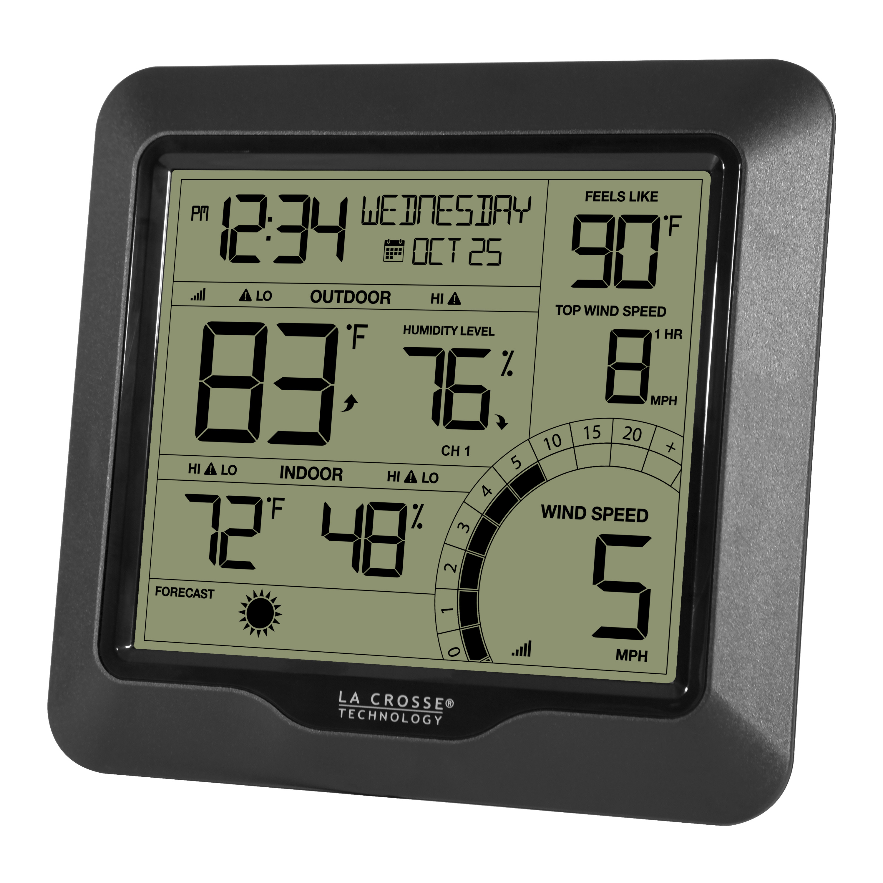 Wind Speed Weather Station with Sensor backyard Home ...