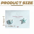thumbnail image 7 of DESIGNICE 3Pcs Summer Earrings,Gloss Retention Earrings for Women,Alloy Material Womens Earrings Trendy,Studs Earrings for Women for Vacation,Style2, 7 of 7