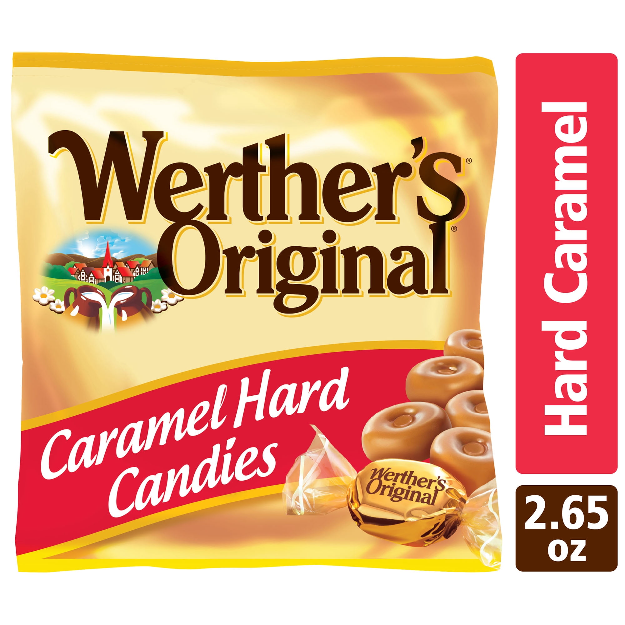 Werther s Original Caramel Hard Candies 2 65 Oz Walmart