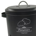 thumbnail image 6 of Vegetables Storage Bin Food Container with Lids Pots Multifunctional Kitchen Storage Canister for Counter Pantry Decoration black potatoes, 6 of 6