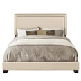 thumbnail image 5 of Delacora Hm-Ds-A123-290 Queen 85.5" Wide Plywood Framed Upholstered Panel Bed, 5 of 7