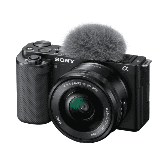 Sony ZV-E10 Mirrorless Vlogging Camera with 16-50mm Lens & 64GB Memory | New & Black | Imported Model | Sold without Manufacturer Warranty