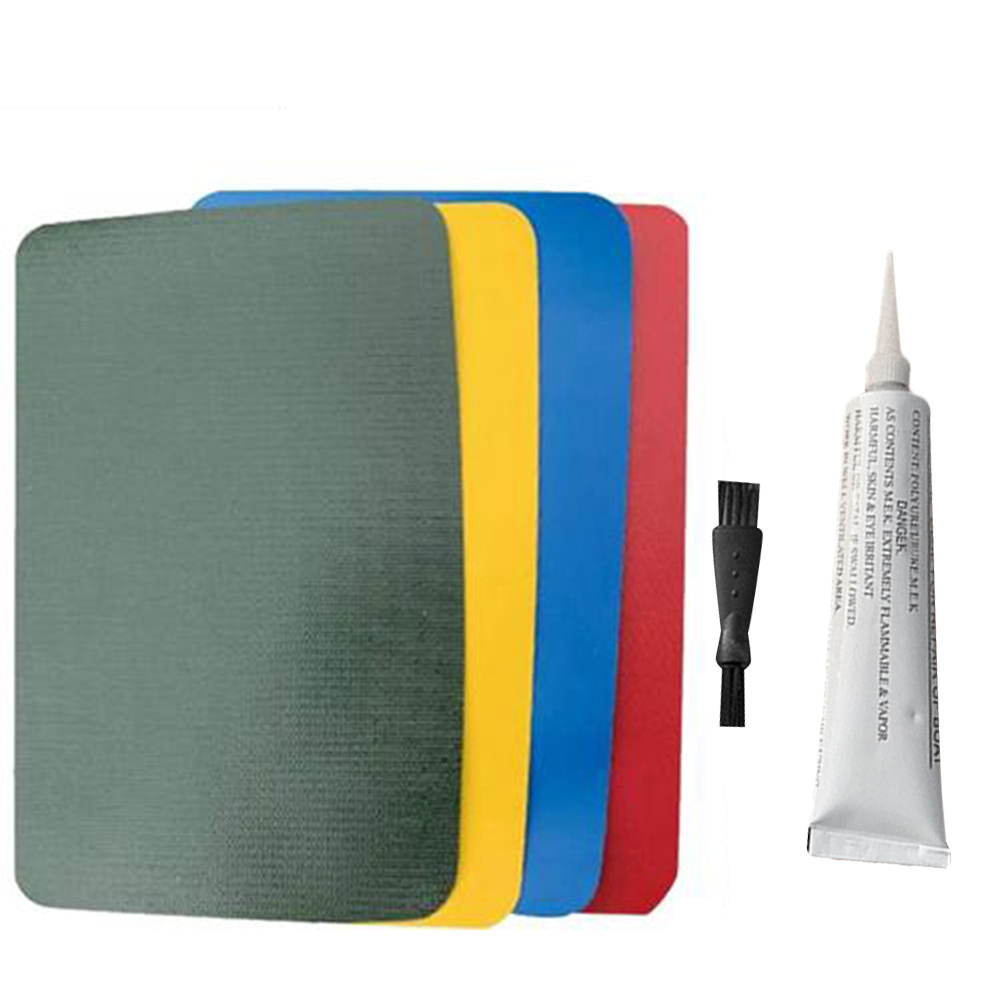 PVC Repair Patch Kit Puncture Fixing Kit Waterproof Patches Glue Set