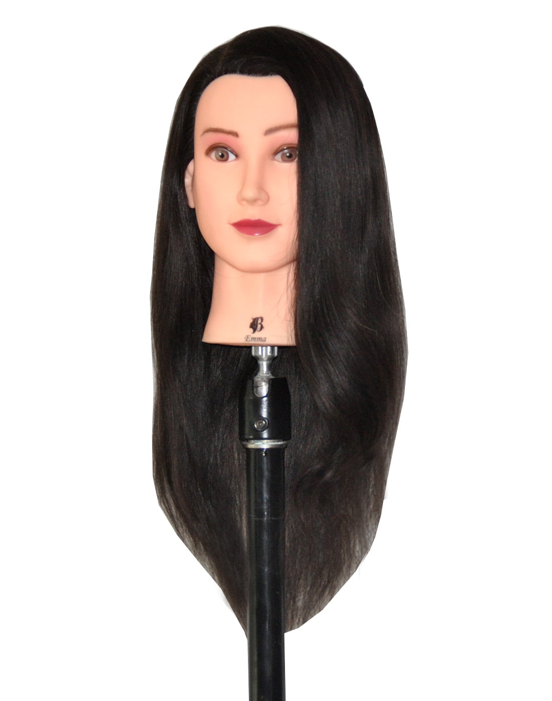 Bellrino 24 " Cosmetology Mannequin Manikin Training Head with Human Hair - Emma