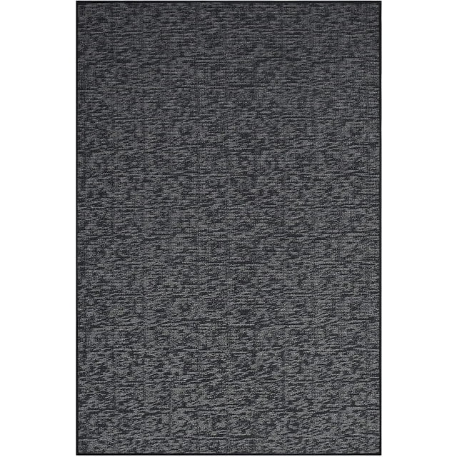 Indoor Outdoor custom size area rugs made in USA comes in Ten colors and Nine shapes rectangular,round,square,runners,oval,hexagon,octagon,half round - Dark Grey, 7' x 16' Area Rugs