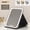 Black, variant on USB Rechargeable Vanity Mirror with Touch Screen, 3 Color LED Lights & Dimming, Portable Folding Makeup Mirror for Home & Travel