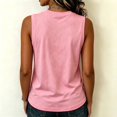 thumbnail image 5 of Women's Tank Tops Summer Basic Crewneck Sleeveless Casual Loose Fit Shirts Tees | Soft Lightweight, Crewneck, Loose Fit Tees, Flowy, 5 of 6