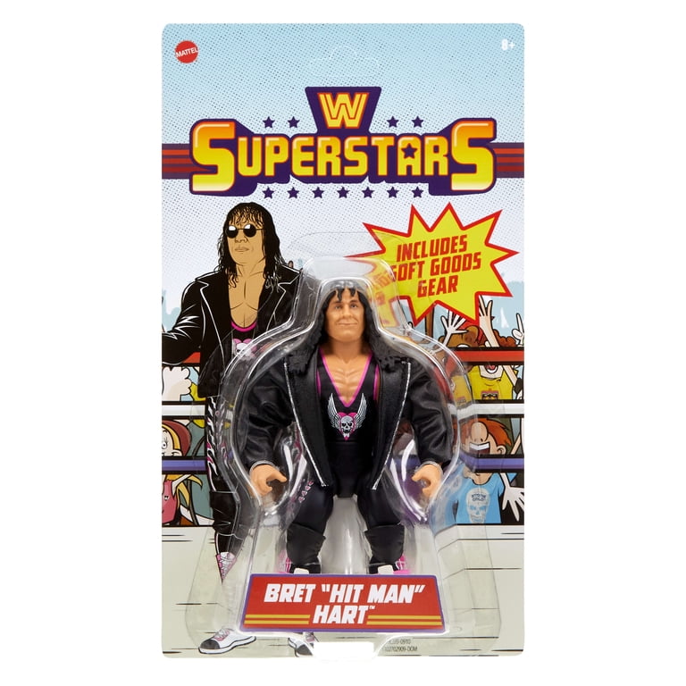 WWE Superstars Bret “Hitman” Hart Action Figure & Accessories