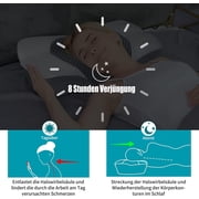 SAHEYER Neck Pillow Foam Bed Pillow for Ergonomic Neck and Shoulder Pain Memory Ergonomic Neck Support Orthopedic Pillow 25 x 15.98 x 4.17/5.31 inches , 2.86 Ib (Grey)