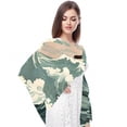 thumbnail image 4 of Seagull Elegant Chiffon Silk Scarf for Women - Lightweight Breathable Wrap Shawl 70.86"x28.7, 4 of 6