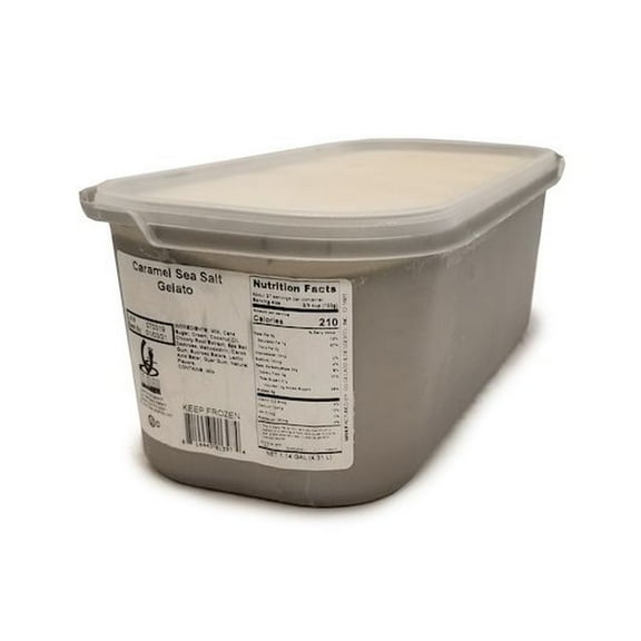 GS Gelato Caramel Sea Salt Gelato, 4.31 Liter