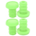 thumbnail image 1 of Bike Bar Ends Plug, Long And Short Thread Design Screw Bike Bar Ends Plug Polyester Rubber  For Bicycle Handlebar Diameter About, 1 of 8