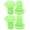 Green, variant on Vibrant Bike Handlebar End Plugs Odorless Polyester Rubber Cycling Handlebar Cap Covers 1.4 x 1.3 Inches / 35.5 x 33 mm Lightweight Bicycle Bar Ends Protective Grips Stoppers 2 Pairs Red Set