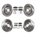 thumbnail image 1 of Transit Auto Front Rear Disc Brake Rotors and Semi-Metallic Pads Kit for Car 2015-2017 Honda Odyssey K8F-101454, 1 of 11
