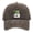 Washed Cap-Brown, variant on Frog On Skull Embroidered Adult Washed Cotton Baseball Cap, Adjustable Unstructured Dad Hat for Novelty Casual Daily Outdoor Wear