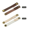 thumbnail image 3 of Leather Cable Straps Cable Ties, Cord Organizer, Portable Cable Management, Brown/Golden, Pack of 20, 3 of 6